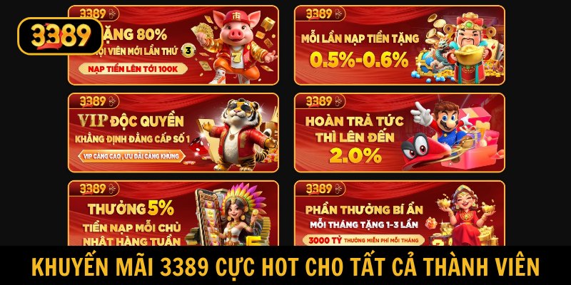 Hệ thống triển khai nhiều khuyến mãi hấp dẫn, thưởng lớn